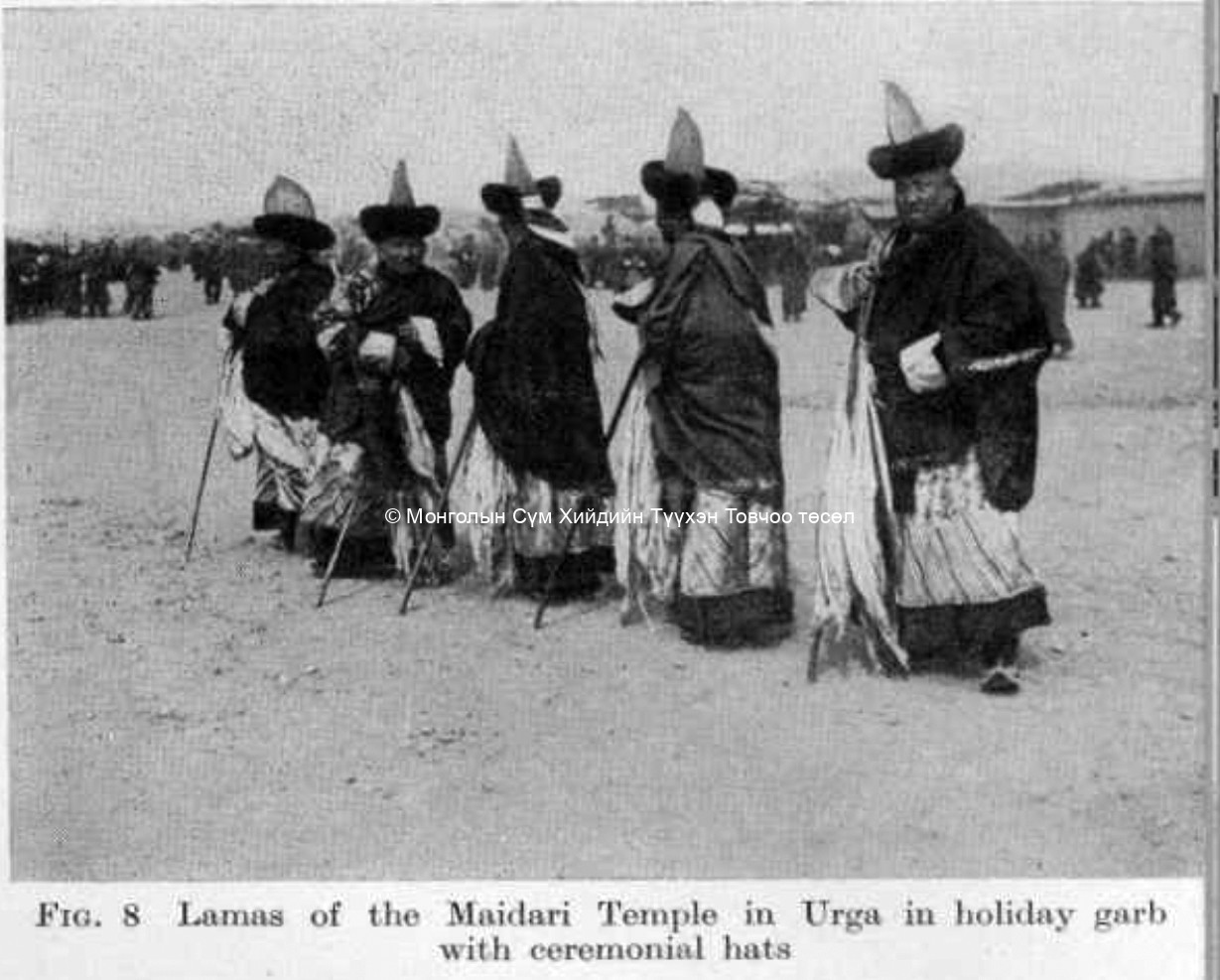 Disciplinary monks. Consten, H., Lamaism in Mongolia.